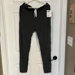 New Saxx Charcoal Snooze pants sz S